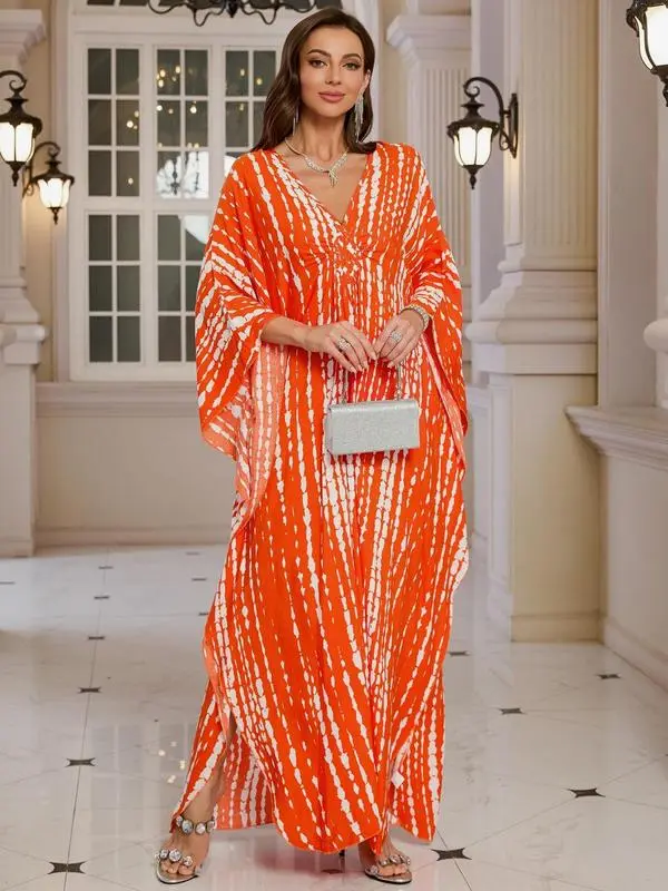 🔥Last Day 89% OFF🔥Women’s Casual Boho Maxi Kaftan Dress