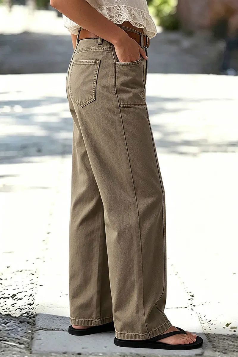 Everyday straight-leg pants