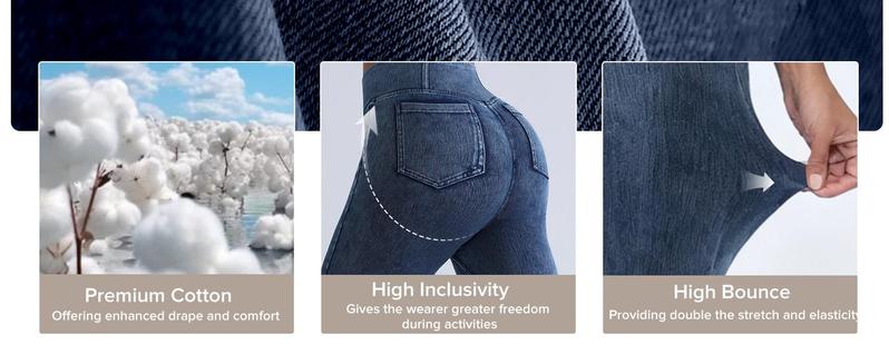 BRXL High Waisted Bootcut Flare Denim Jeans for Women - Crossover Waist & Illusion Pocket Design with Functional Back Pockets & Comfort Stretch Fabric#TikTokMadeMeBuyIt #FallStyle #Streetwear #outdoorfun#Christ mas costume for women-1