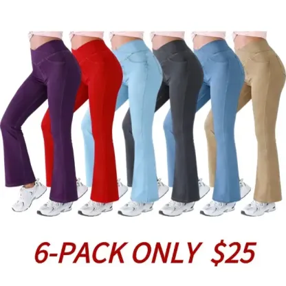 Women's high-waisted flared jeans