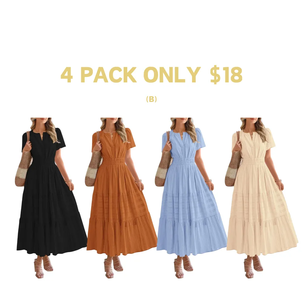 Women's Casual Midi Maxi Dresses Lightweight