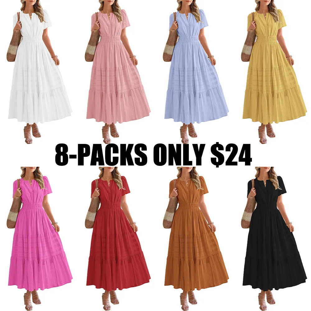 Women's Casual Midi Maxi Dresses Lightweight