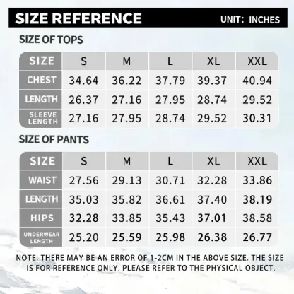 Men’s Thermal Underwear Set – Warm Compression Top & Leggings for Fall & Winter