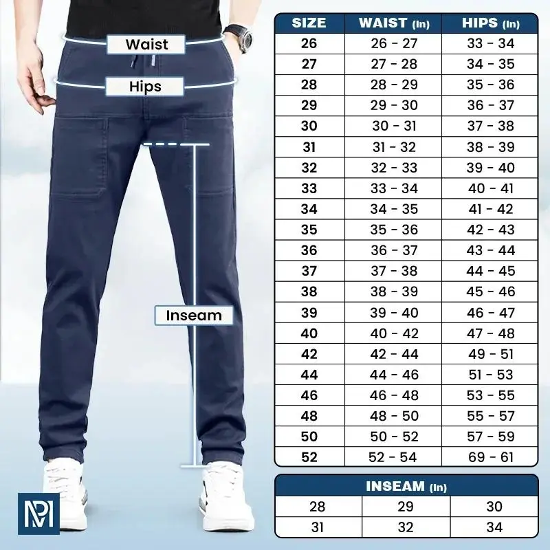 MultiPants - 7 Pack High Stretch Multi-pocket Durable Cargo Pants