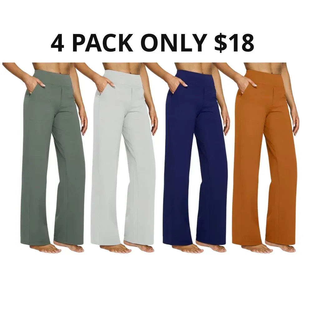 Women Wide Leg Pants with Pockets