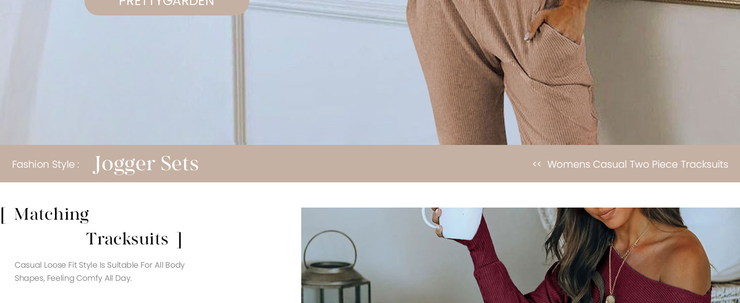 PRETTYGARDEN Lounge Sets for Women