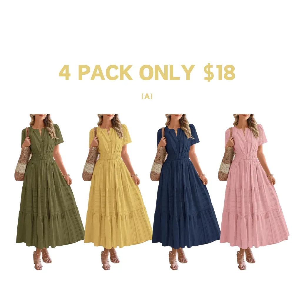 Women's Casual Midi Maxi Dresses Lightweight