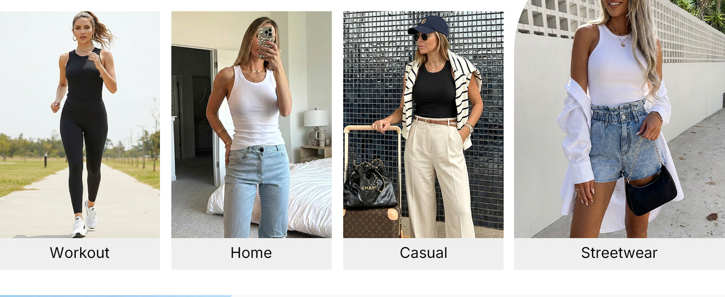 chicme built inbra tank tops