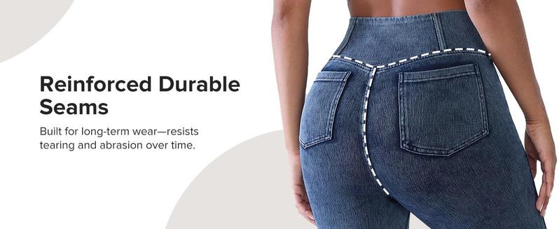 BRXL High Waisted Bootcut Flare Denim Jeans for Women - Crossover Waist & Illusion Pocket Design with Functional Back Pockets & Comfort Stretch Fabric#TikTokMadeMeBuyIt #FallStyle #Streetwear #outdoorfun#Christ mas costume for women-1