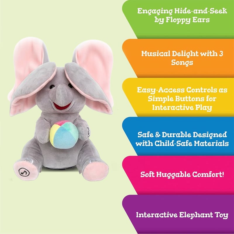MelodyHugs - Musical Elephant Plush Toy