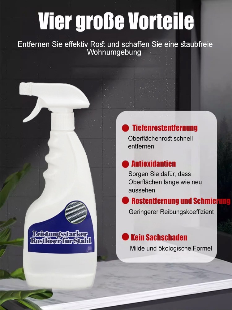 【Rapid Rust Remover】Powerful Steel Rust Remover