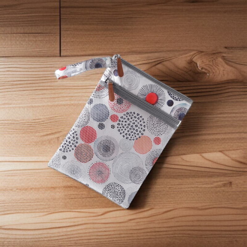 Große Baby-Aufbewahrungstasche für trockene und nasse Windeln