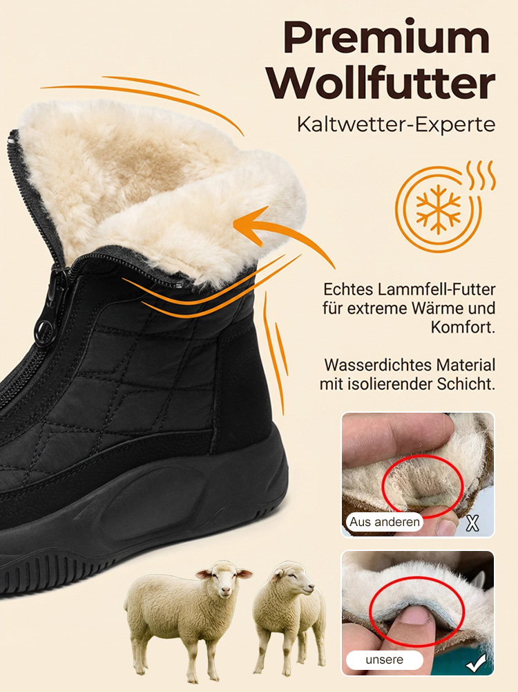 Handmade soft leather casual high-top shoes for women