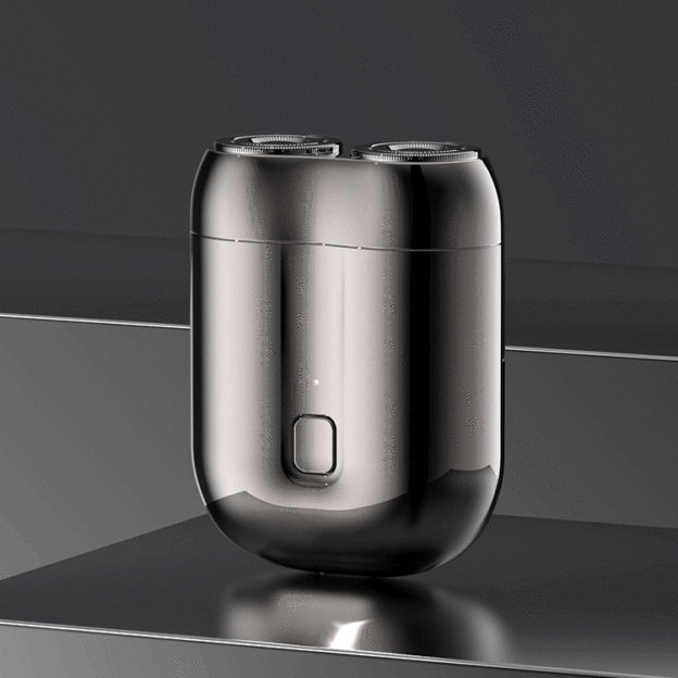 Doppelkopf-Elektrorasierer für Herren