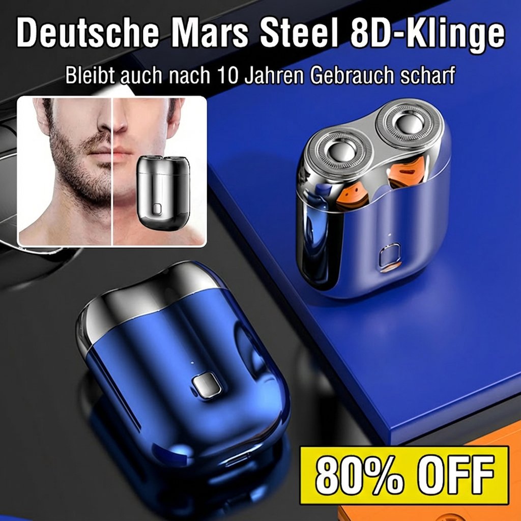 Doppelkopf-Elektrorasierer für Herren