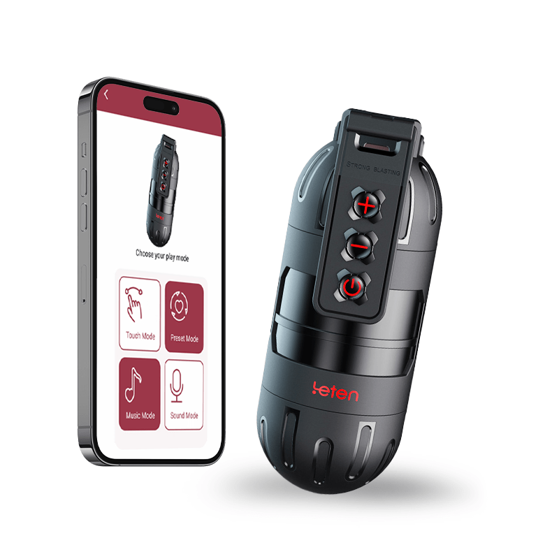 Grenade Strong Shock Male Masturbation Device Mobile App Remote Control-IntimiLife