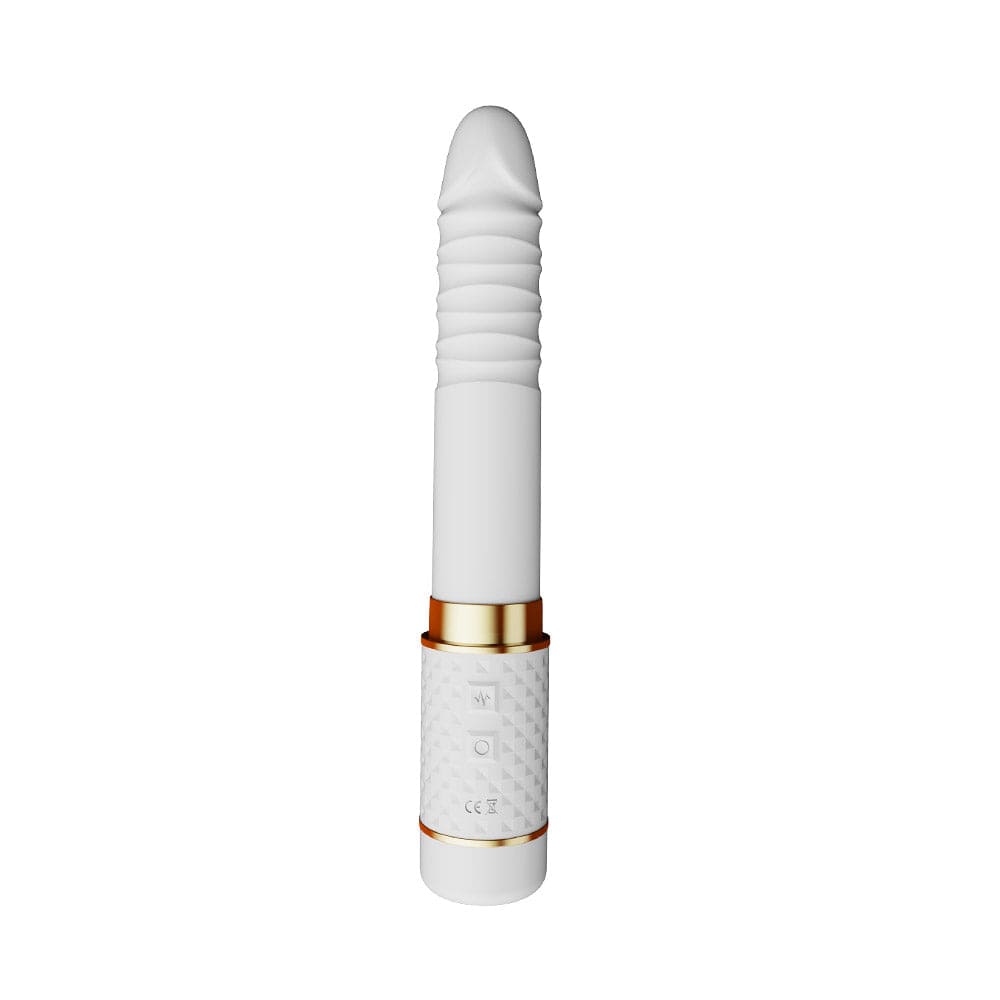Close-up of body-safe smooth material and expansion modes controls
