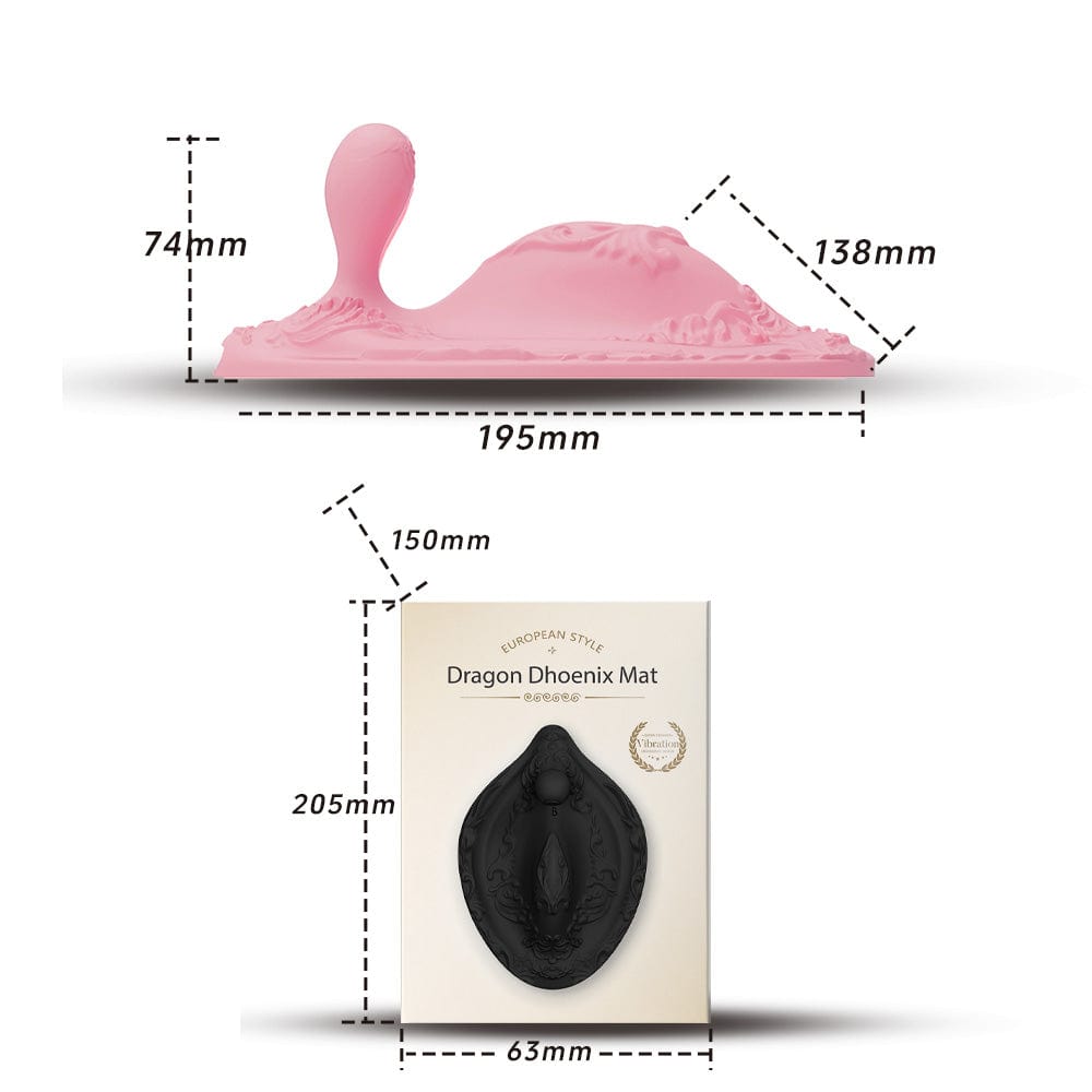intimilife - Dragon Phoenix Cushion Vibrator with Remote Control-IntimiLife