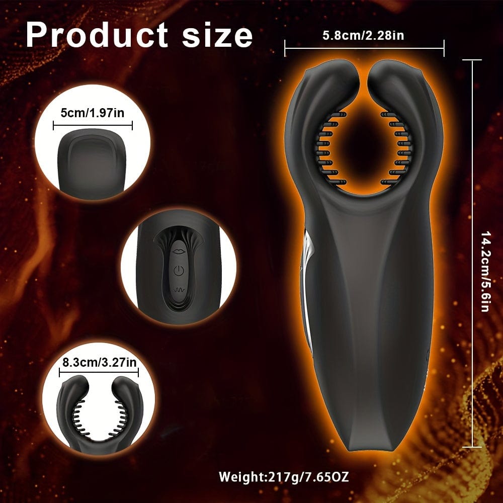 Close-up of 3D inner particles and adjustable grip mechanism
