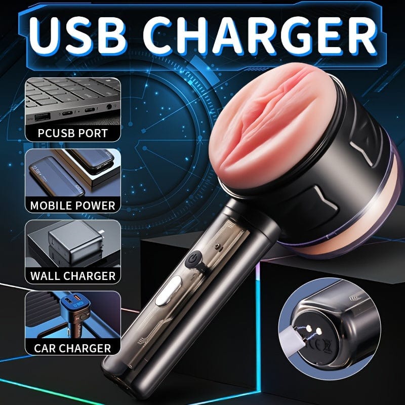 intimilife - Male Masturbator Handheld Fully Automatic Intelligent Frequency Conversion Masturbation Cup-IntimiLife