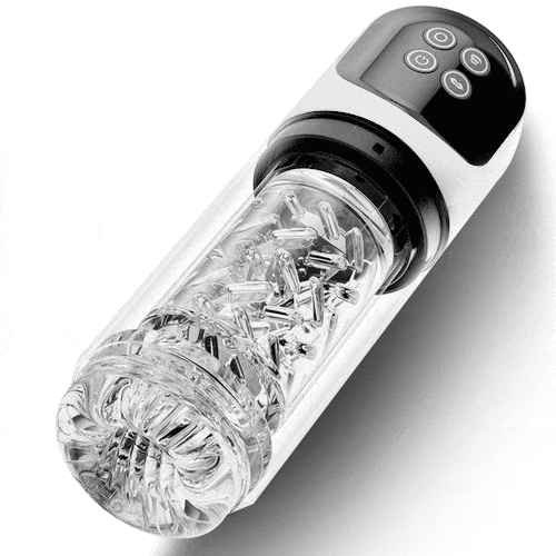 Night Elf 7 Rotation Suction Vacuum Pumps Masturbator Cup-IntimiLife