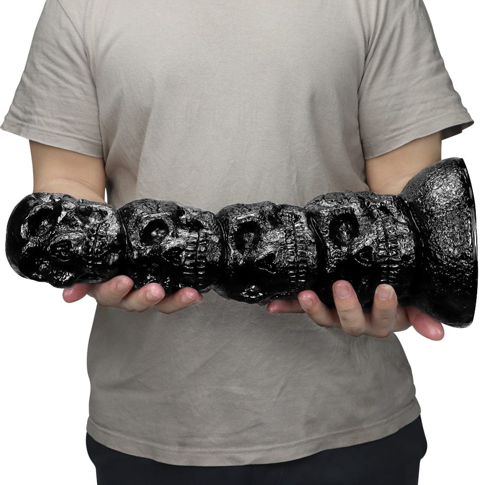14.37‘’ Skull Giant Butt Plug Huge Dildo-IntimiLife