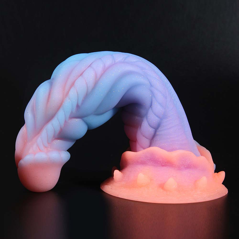 9.05‘’ Fluorescent Silicone Butt Plug Dildo-IntimiLife