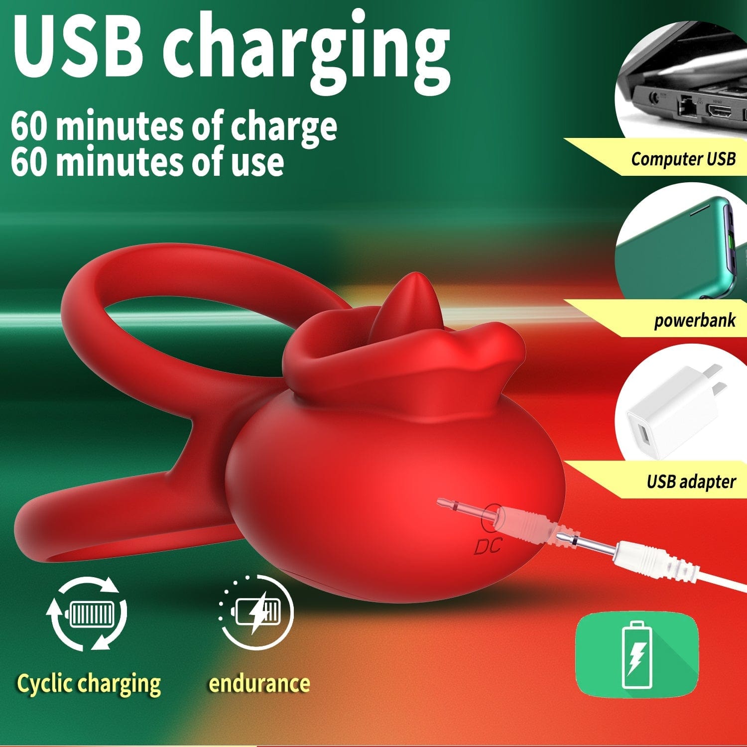 Cock Rings Clitoral Stimulator with Licking Mouth Pleasur with APP control-IntimiLife