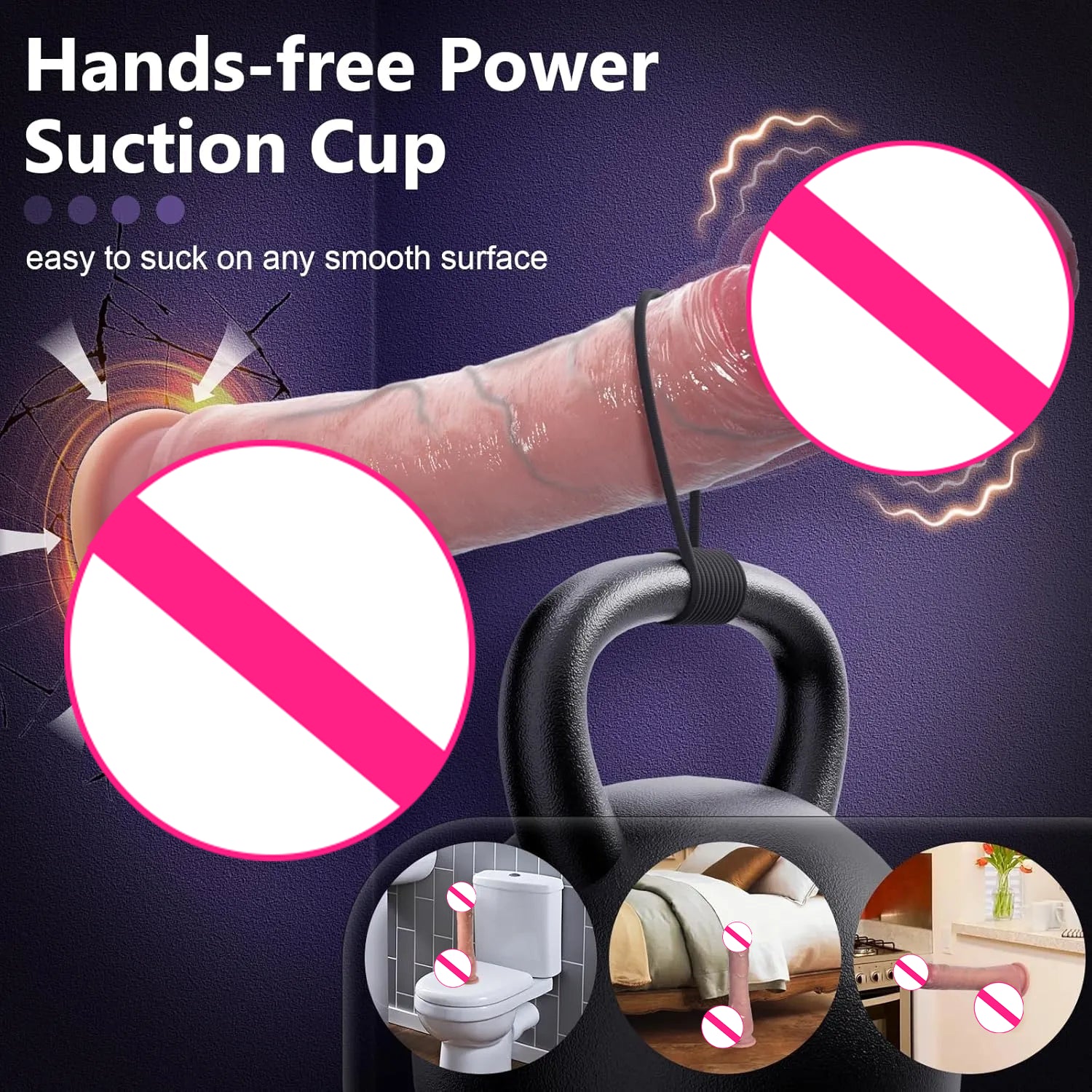 Hard Shaft - 8.5 Inches Heating Realistic Massager