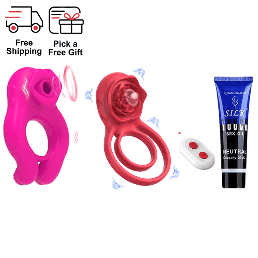 Loopra Vibe Ring for Couples with External Suction - Ultimate Couples Vibe Ring Experience features and controls