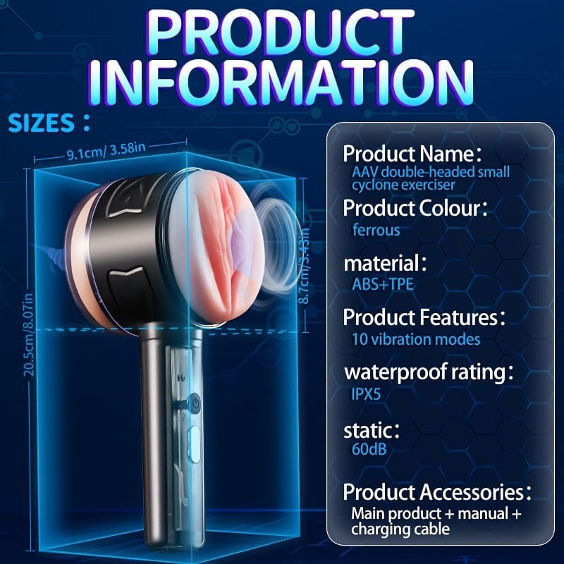 intimilife - Male Masturbator Handheld Fully Automatic Intelligent Frequency Conversion Masturbation Cup-IntimiLife