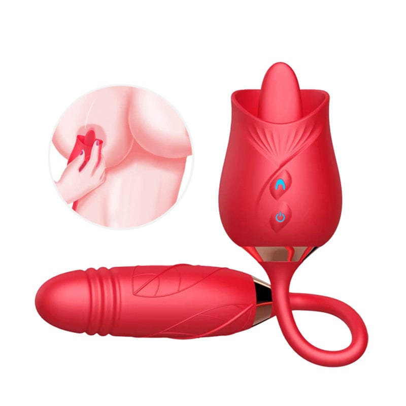 intimilife - The Rose Toy With Bullet Vibrator Pro-IntimiLife