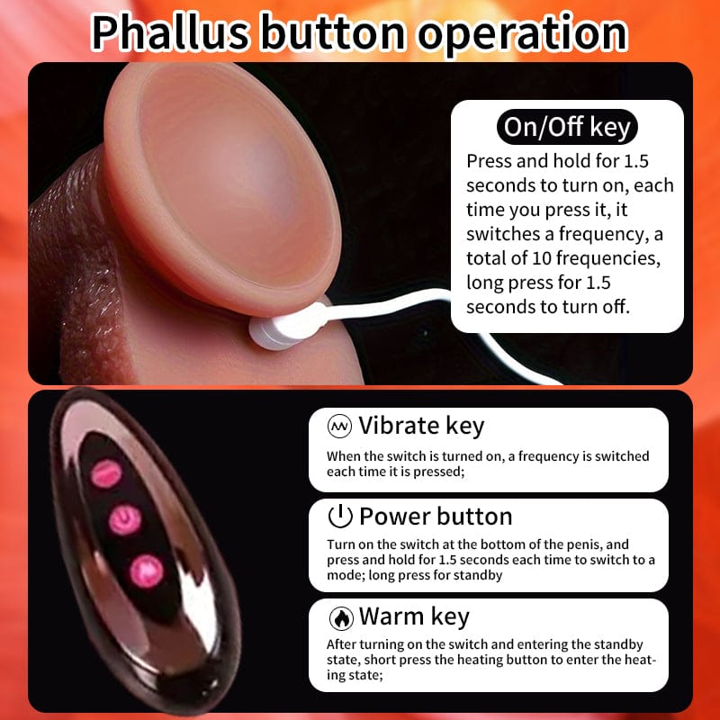 Close-up of body-safe silicone material and heating function