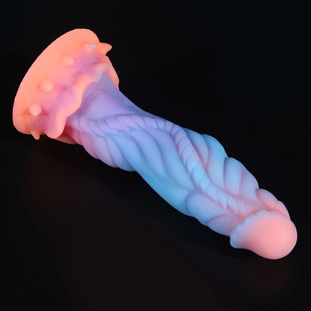 9.05‘’ Fluorescent Silicone Butt Plug Dildo-IntimiLife