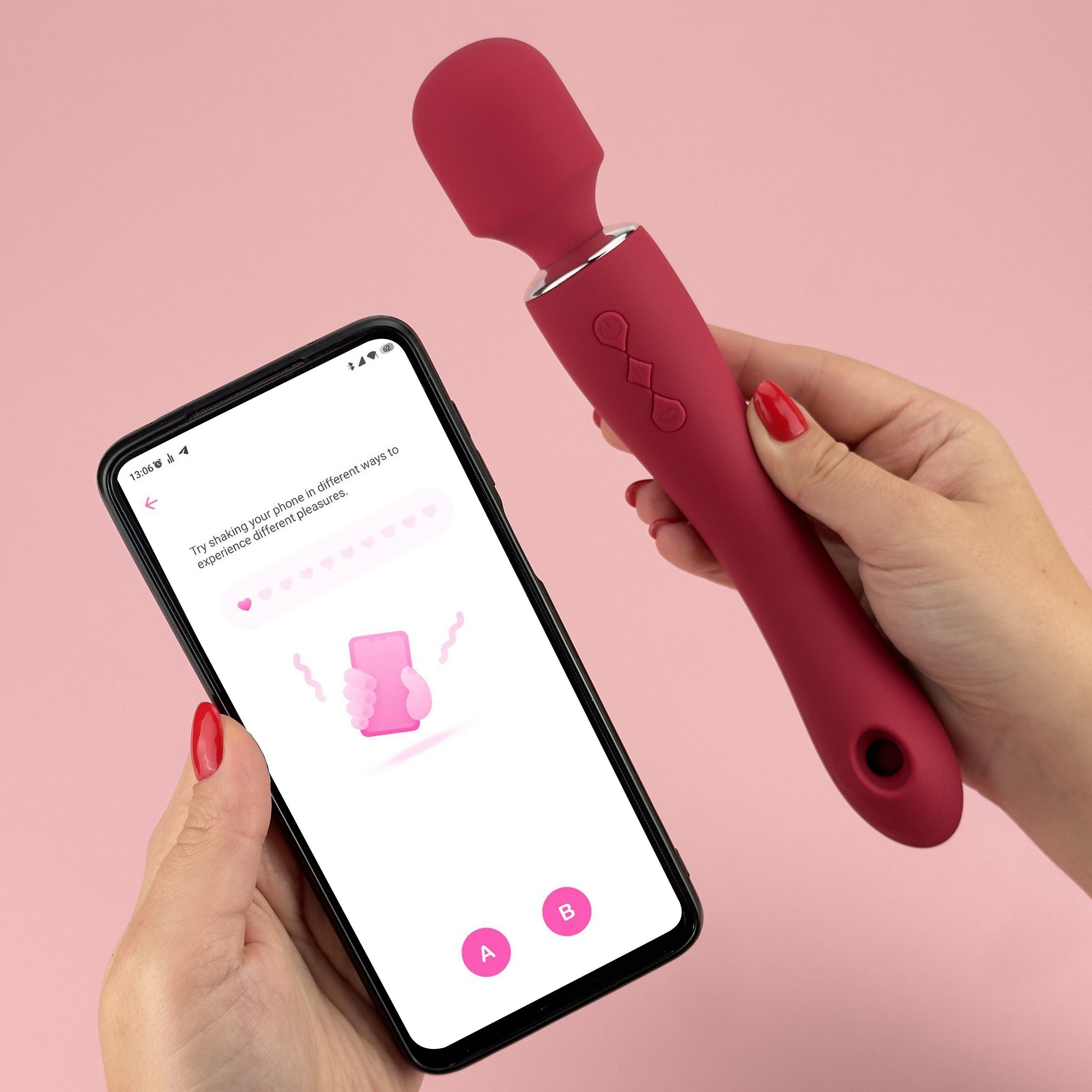 Pleasureflow Aria Sucking Wand Vibrator product image 2