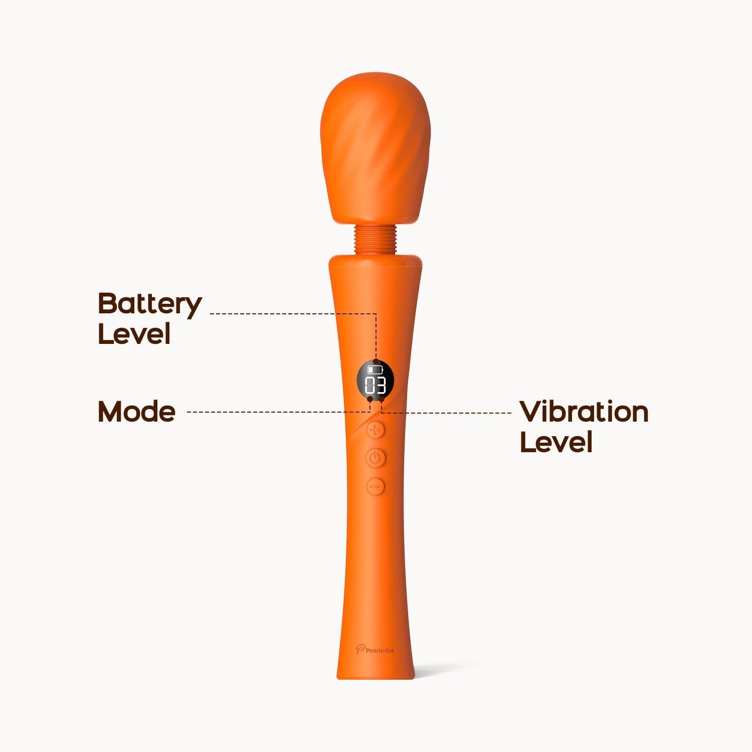Pearlsvibe Auryne Wand 81 Settings Waterproof for Women