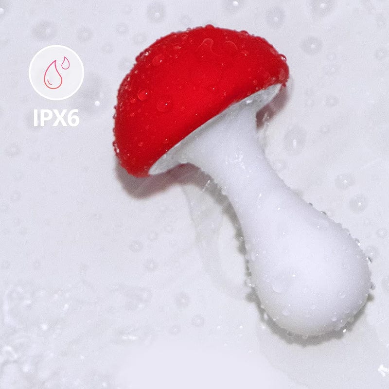 Mushroom Clitoral Sucking Stimulation Vibrator With Luminous Dust Cover-IntimiLife