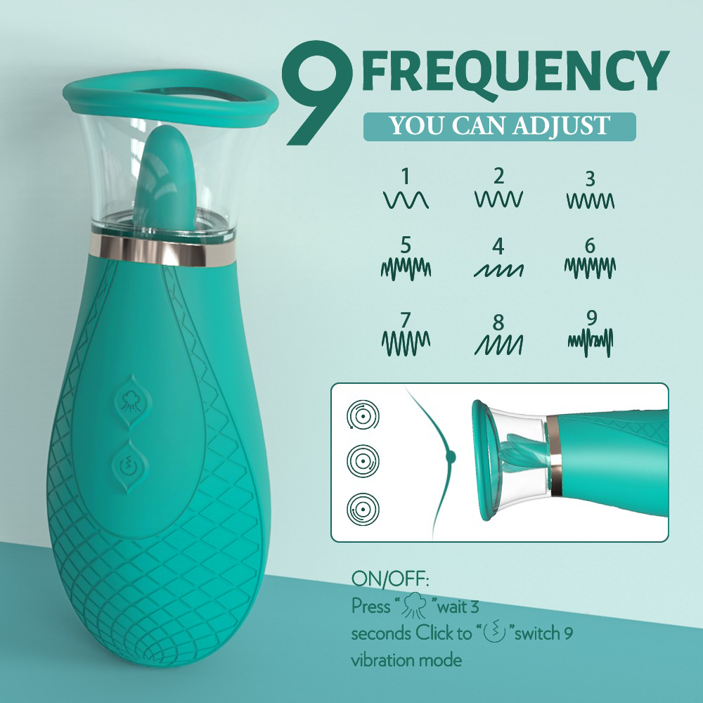 LickMuse Ergonomic Tongue-Style Suction Massager - AnneToys