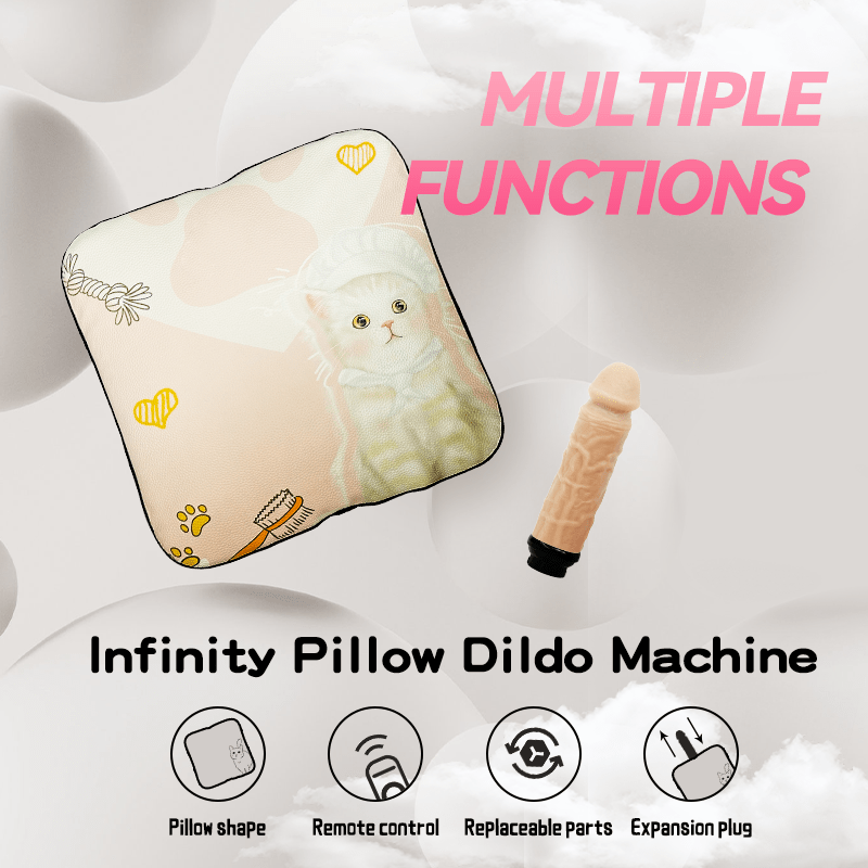 Infinity Pillow Toy Sale Dildo Remote Contol Sex Machine With 1*Dildo 1*Remote-IntimiLife