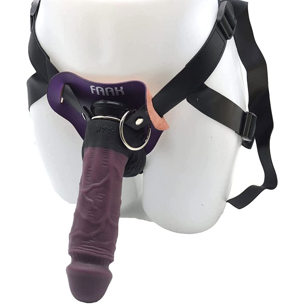 Adjustable angle demonstration of the 9.44-inch dildo for versatile use
