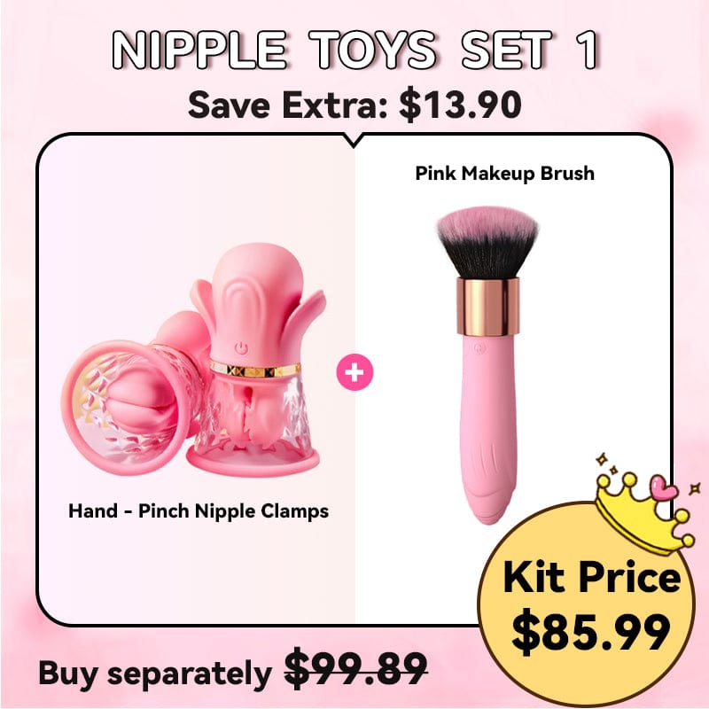 Hand - Pinch Breast Nipple Clamp Massager-IntimiLife