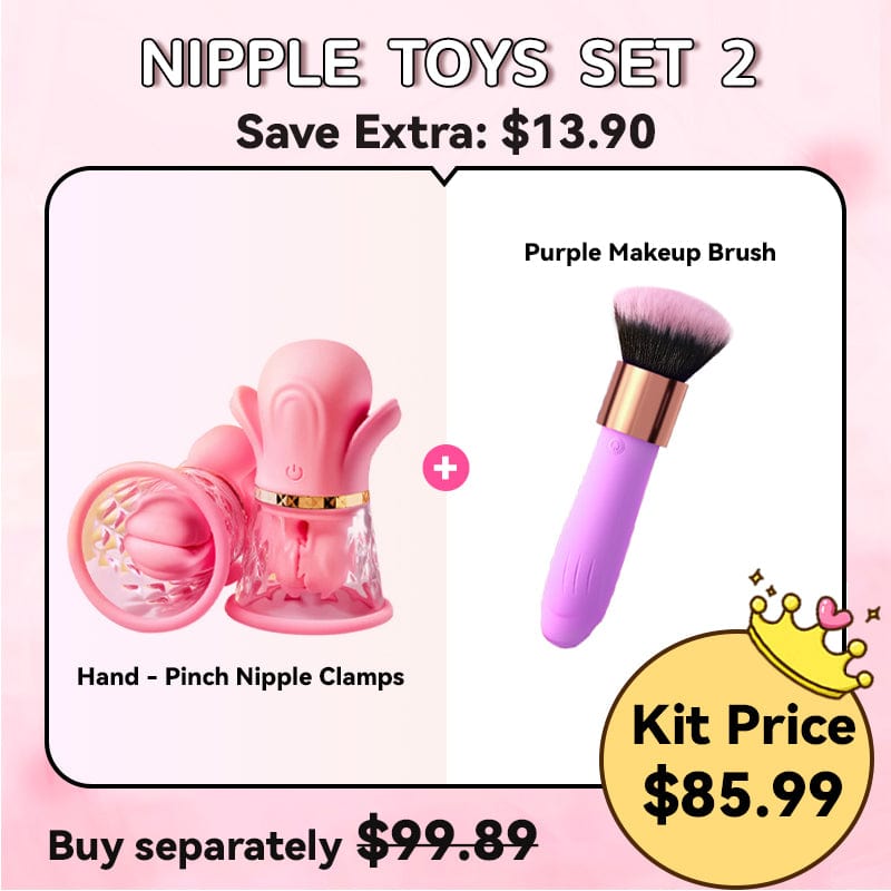 Hand - Pinch Breast Nipple Clamp Massager-IntimiLife