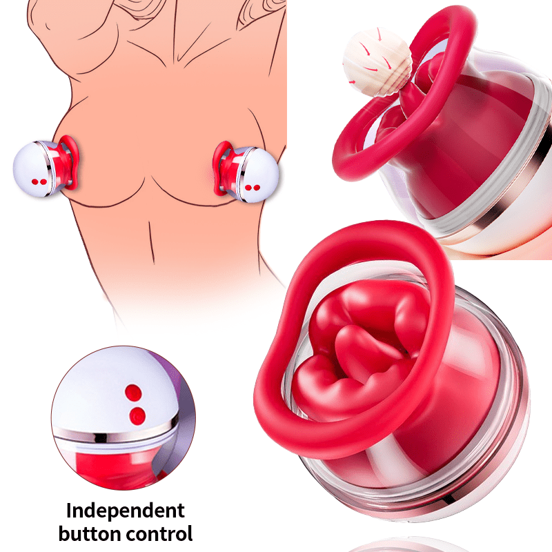 Tongue Clitoral Orgasm Vibrator Nipple Sucking And Licking Masturbator-IntimiLife