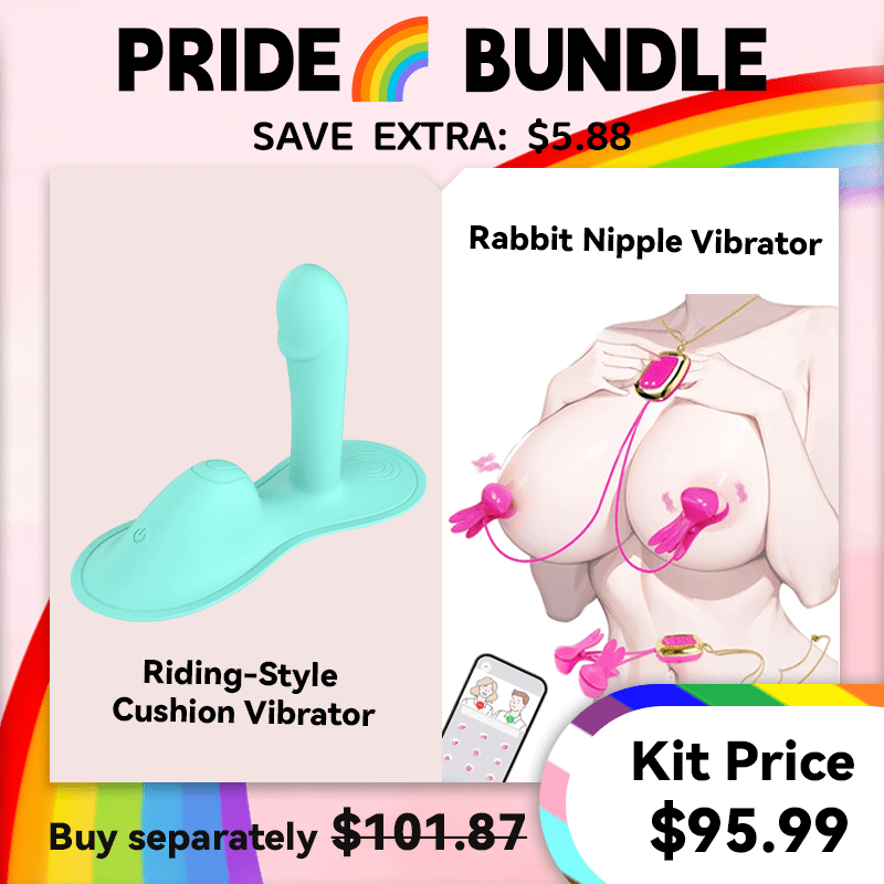 Riding-Style Cushion G Spot Vibrator For Intense Clitoral G-spot Anal Stimulation with APP-IntimiLife
