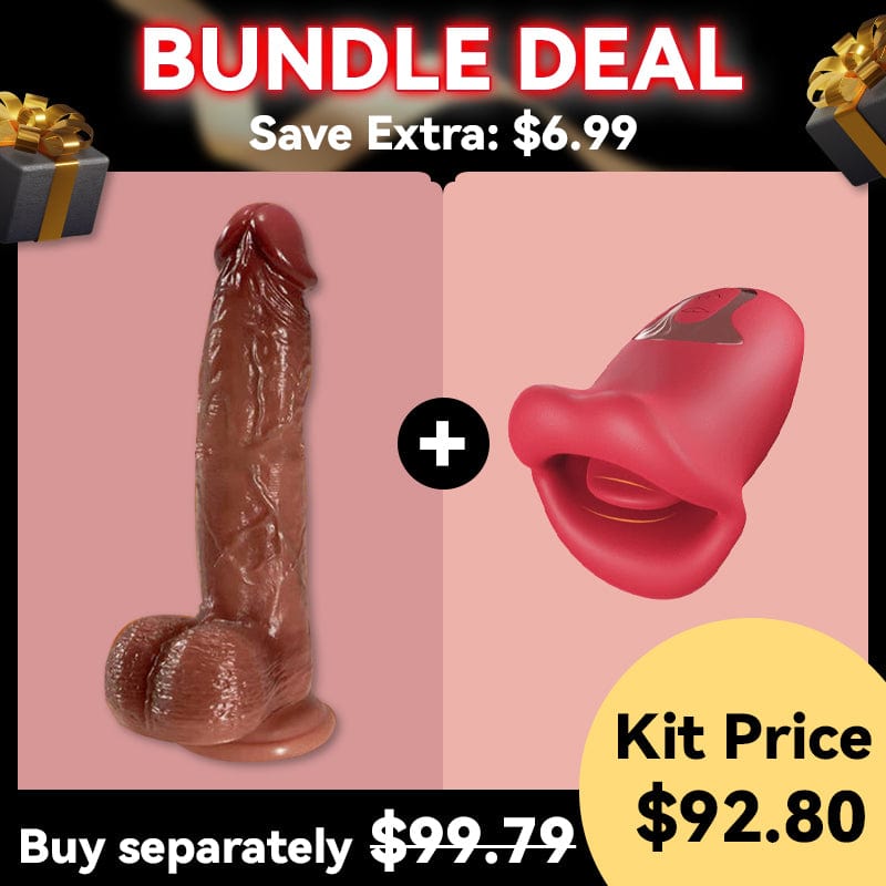 8.07‘’ intimilife - 9 Vibrating 3 Telescoping Swing Realistic Dildo Vibrator-IntimiLife