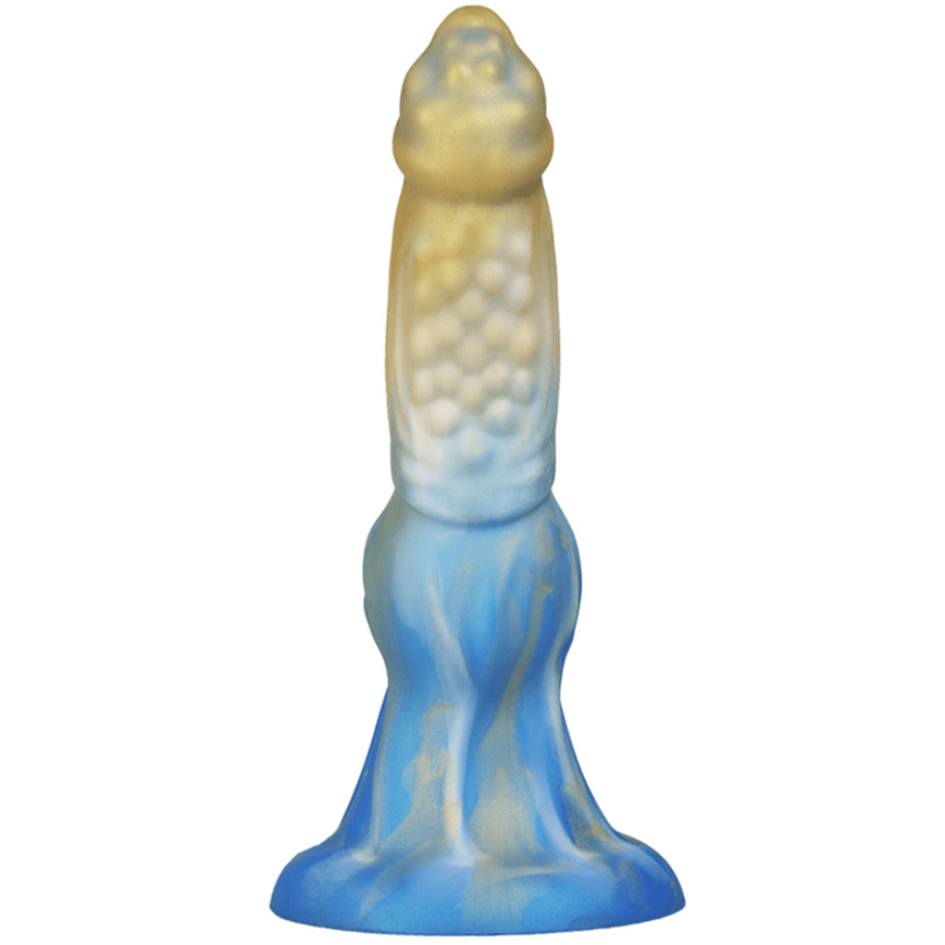 9.44���� Alien Dildo Mixed Color Liquid Silicone Allovers Dildo Sex Toys-IntimiLife