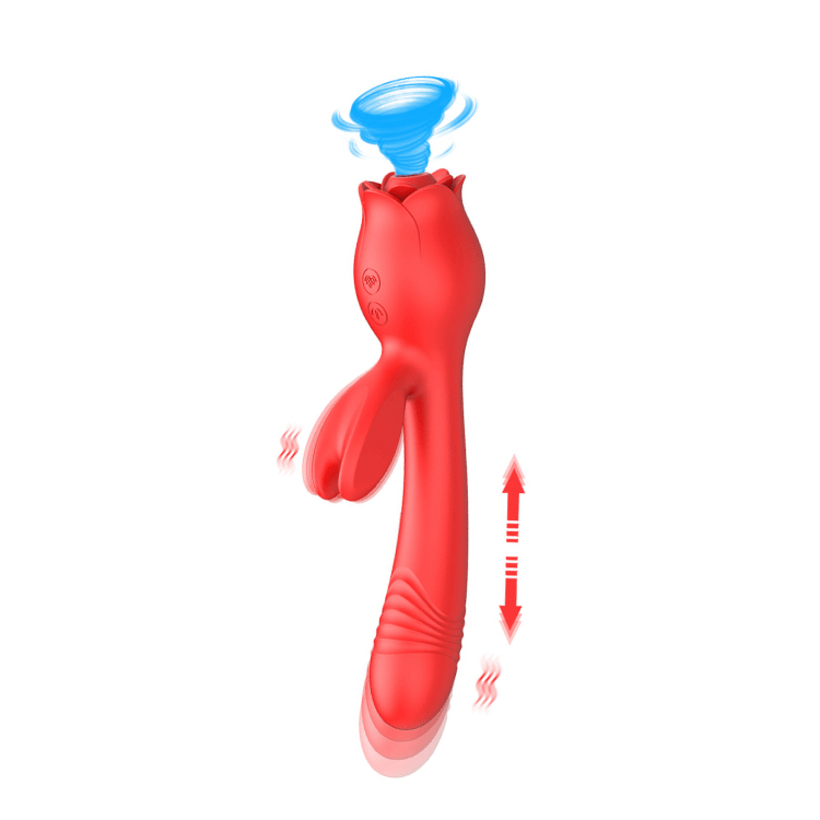 intimilife - Rose Vibrator G Spot Clitoral Stimulator-IntimiLife