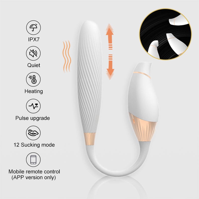 12-Frequency Sucking Telescopic Female Masturbator-IntimiLife