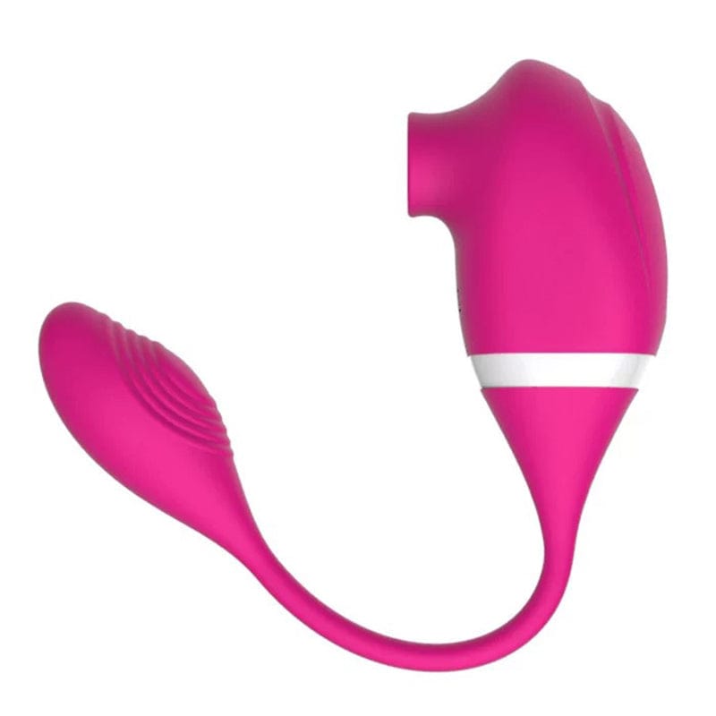 Waterproof pleasure egg shown in shower setting
