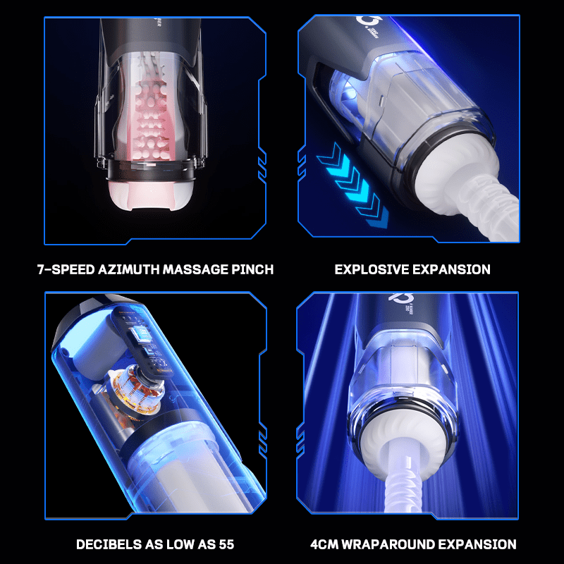 Stalker Stoker Telescopic Clamping Masturbator For Men-IntimiLife